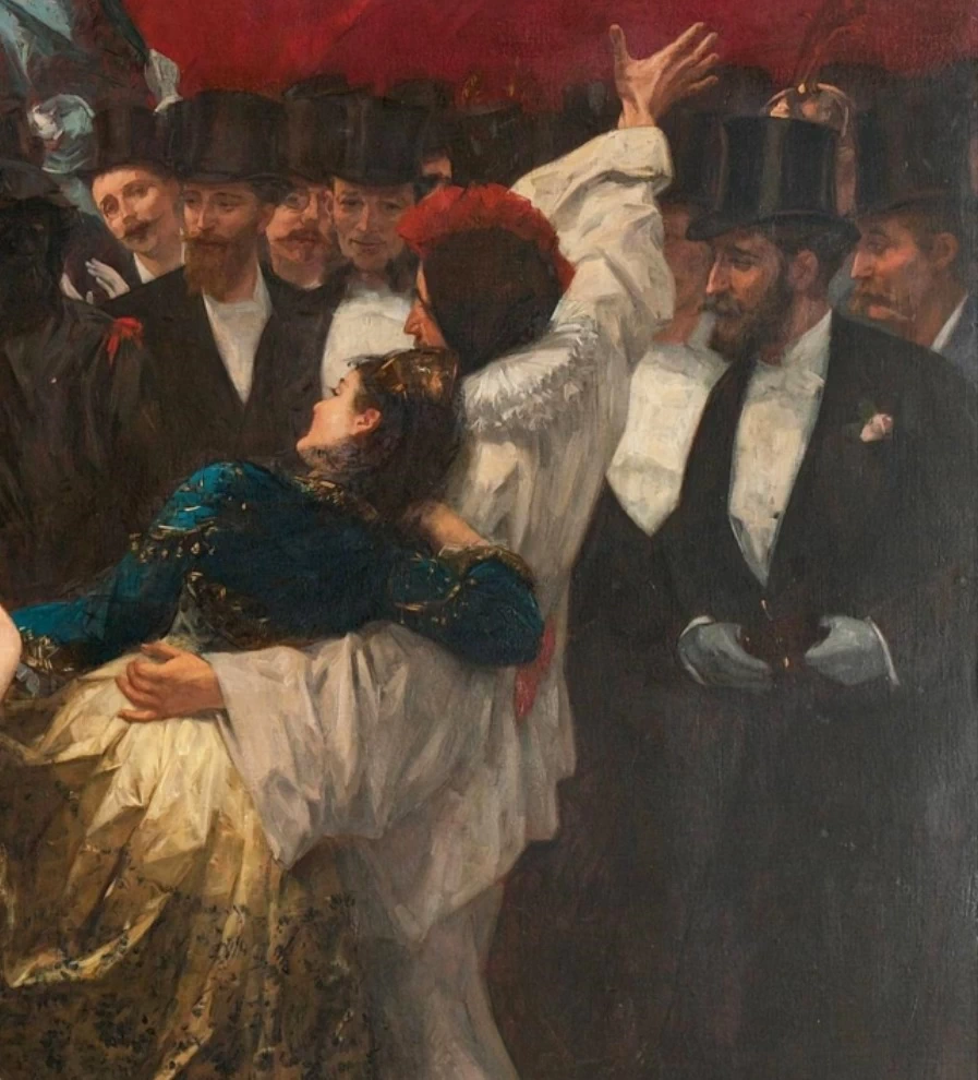 La serata in maschera - dettaglio 4